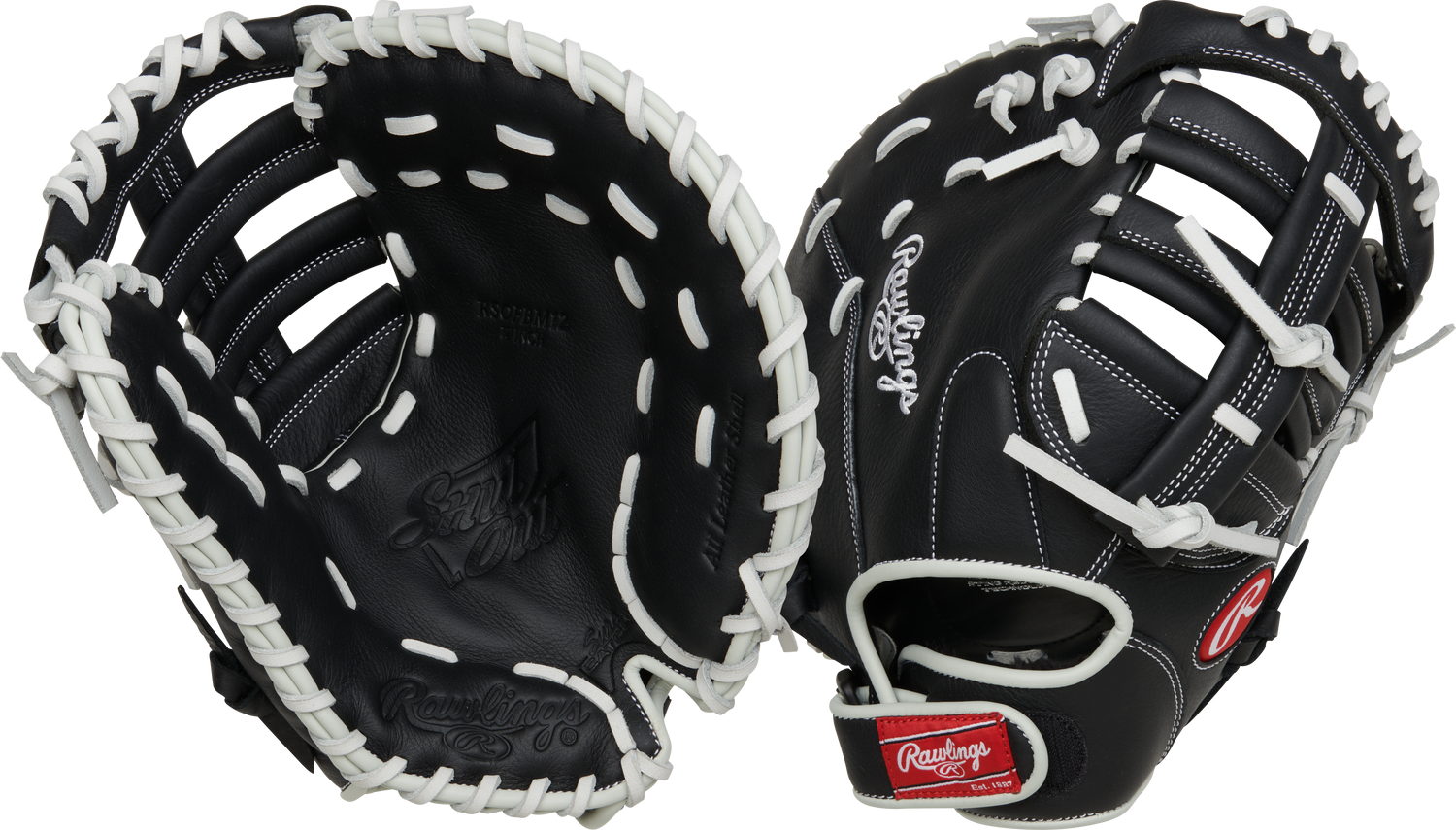 Rawlings Shut Out 12" First Base Softball Mitt Softball Gloves All