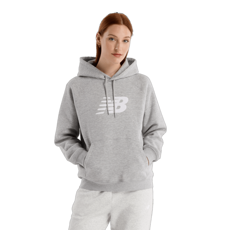 New Balance Women's Sport Fleece Logo Hoodie Womens Apparel Sweatshirts & Fleece
