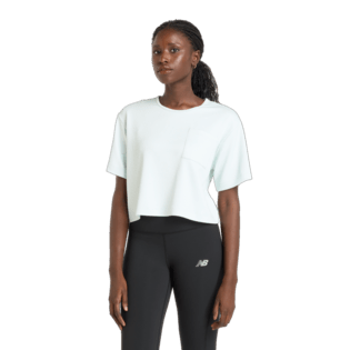New Balance Women's Novelty Rib T-Shirt Womens Apparel Shirts & Tops