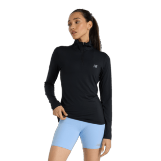 New Balance Women's Sport Quarter Zip Womens Apparel Sweatshirts & Fleece