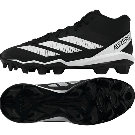 adidas Men's Adizero Impact.2 Molded Rubber Football Cleats Football Footwear Adult
