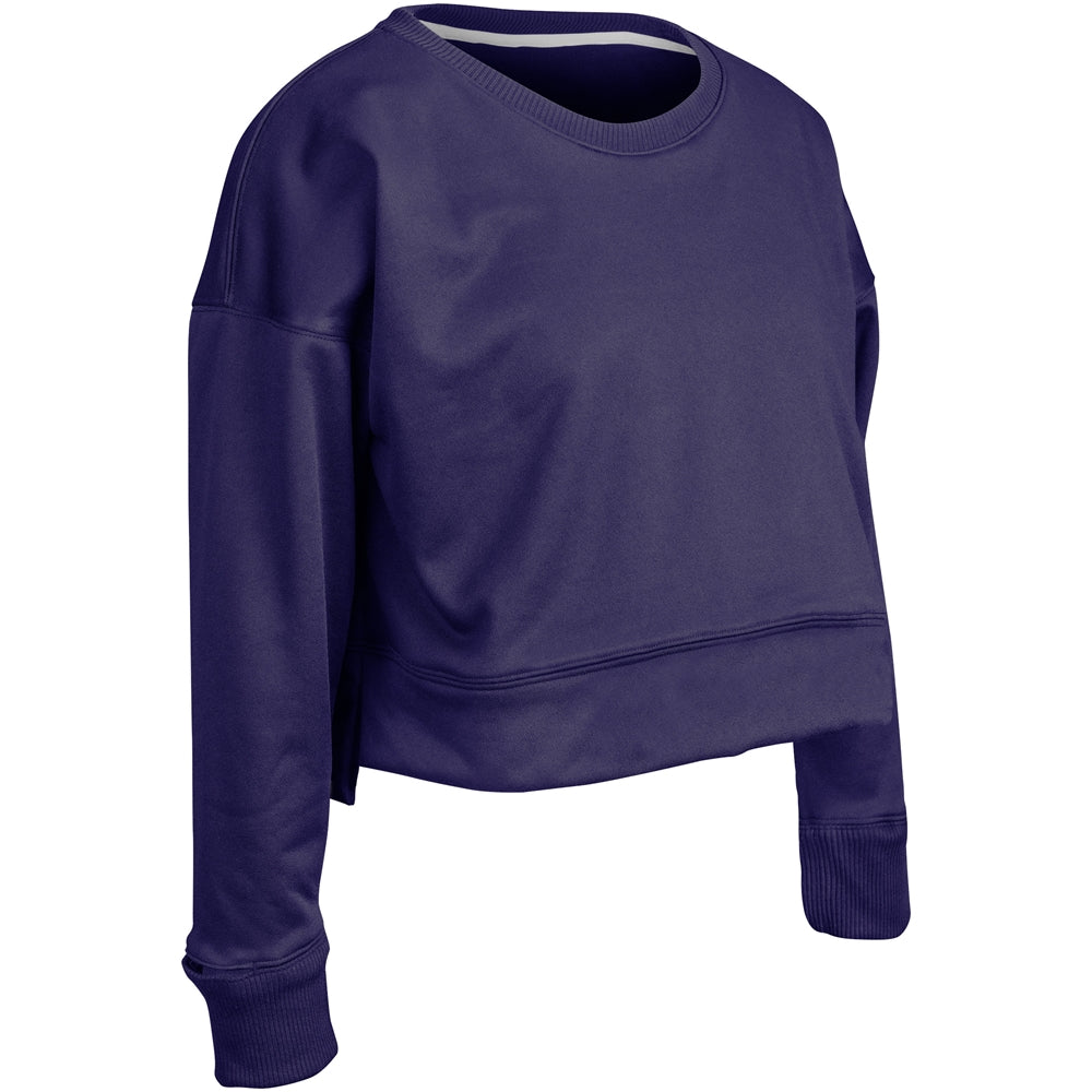 Champro Lineup Fleece Women's Crop Crew Womens Apparel Sweatshirts & Fleece
