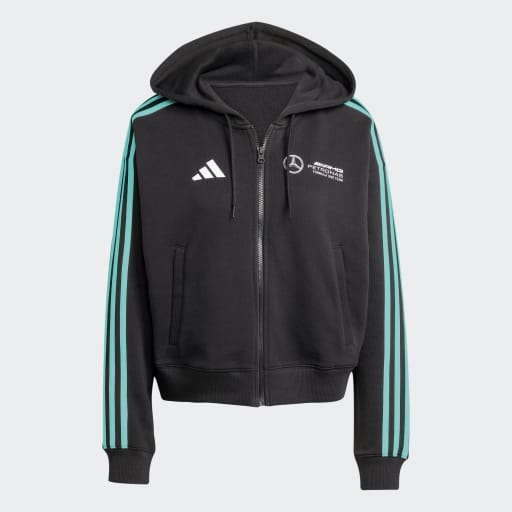 adidas Women's Mercedes AMG Petronas Formula One Team DNA Hoodie Womens Apparel Sweatshirts & Fleece