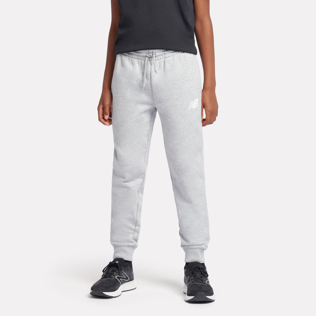 New Balance Youth French Terry Stacked Logo Jogger Youth Apparel Pants & Shorts