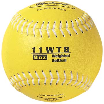 Markwort Weighted Leather 11" Softball Softball Softballs All