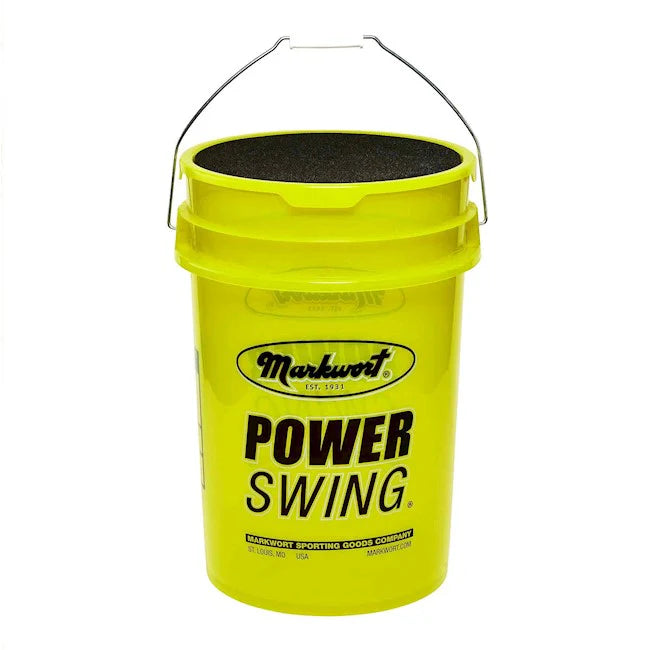 Markwort Powerswing Cushioned Seat Empty Ball Bucket Baseball Baseballs All