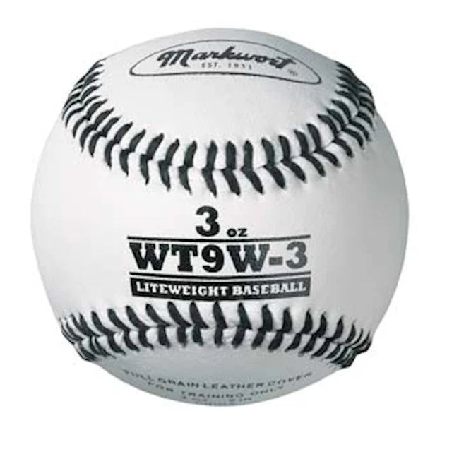 Markwort Weighted White Leather Baseball Baseball Baseballs All