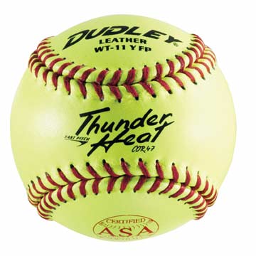 Dudley WT11 Thunder Heat 11" Leather Cover Softballs - Dozen Softball Softballs All
