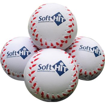 Markwort Soft White Hit Baseballs - Dozen Baseball Baseballs All