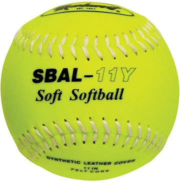 Markwort Yellow Soft 11" Softball - Dozen Softball Softballs All