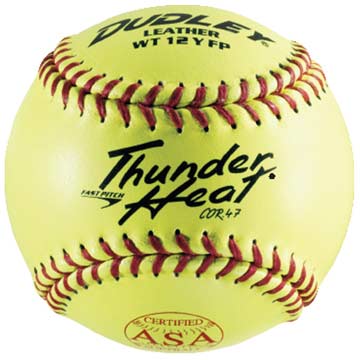 Dudley Thunder Heat WT2 12" Leather Cover .47/375 Softball - Dozen Softball Softballs All