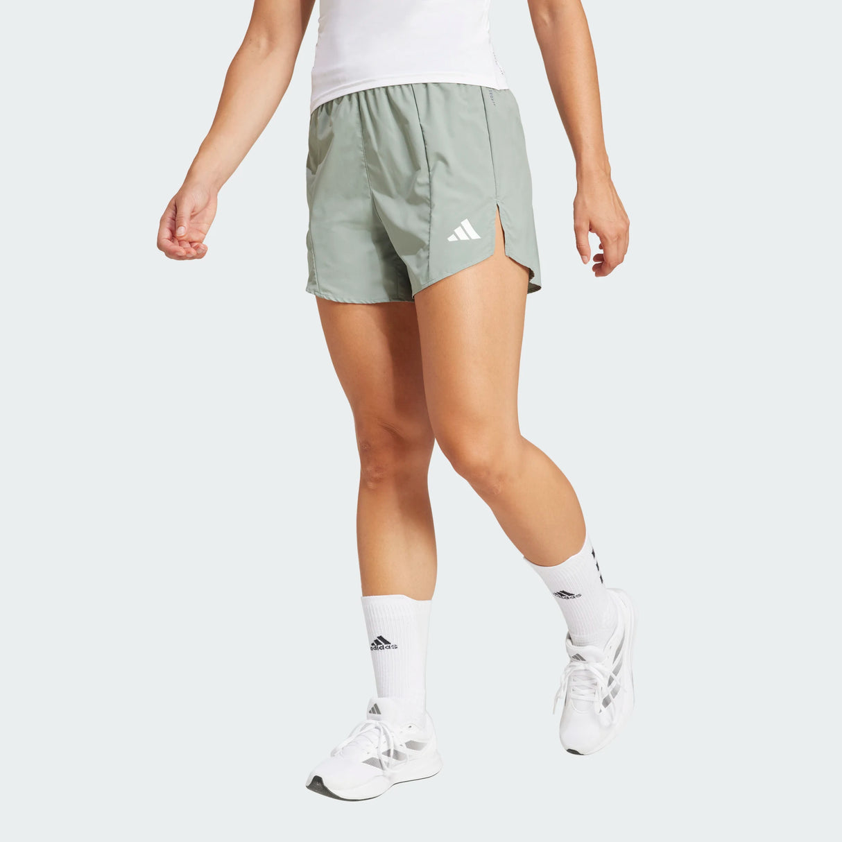 adidas Women's Adizero Essentials Running Shorts Womens Apparel Shorts