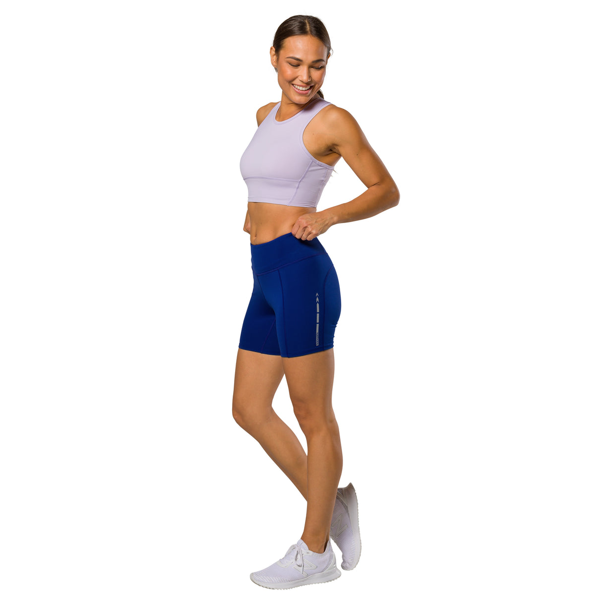 Nathan Womens Interval Bike Shorts 6" Womens Apparel Shorts