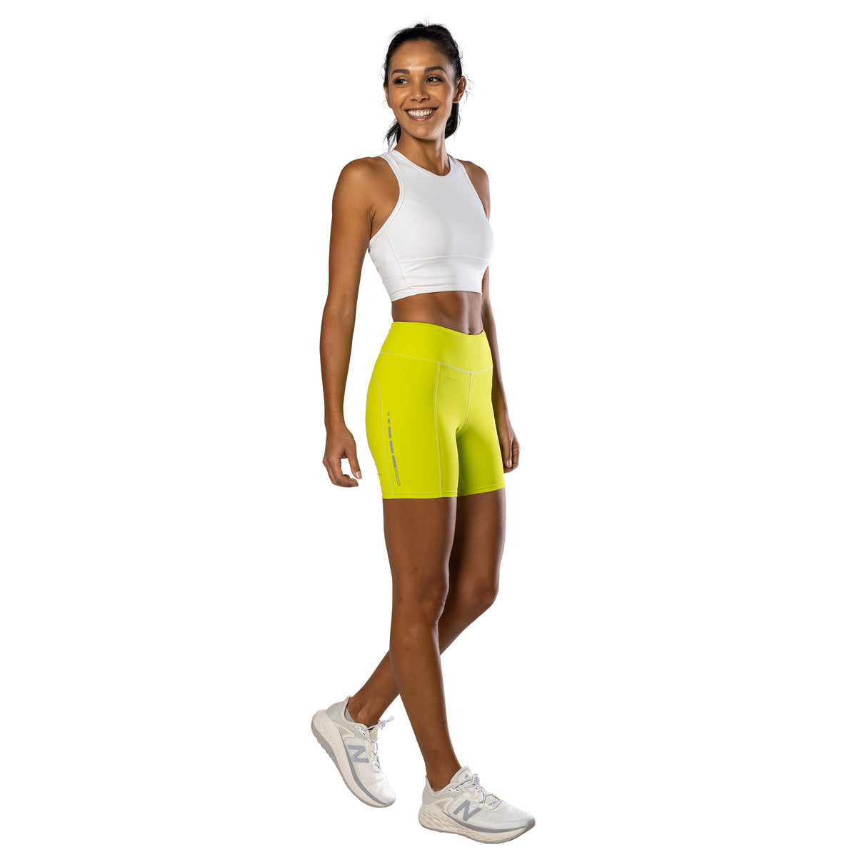 Nathan Womens Interval Bike Shorts 6" Womens Apparel Shorts