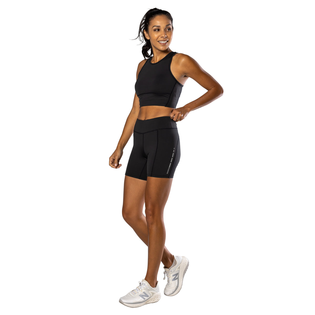 Nathan Womens Interval Bike Shorts 6" Womens Apparel Shorts