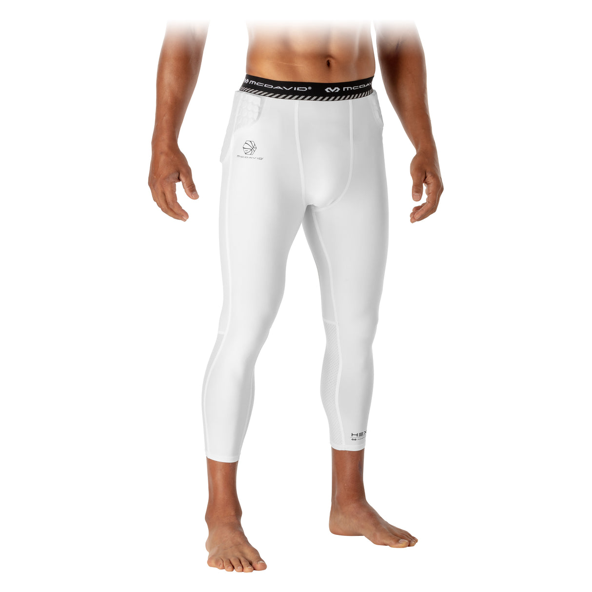 McDavid HEX Basketball 3/4 Tight with Hip & Tailbone Pads Basketball Pants & Tights All