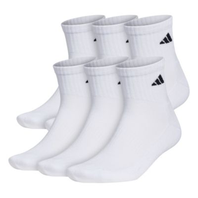 adidas Men's Athletic Cushioned Quarter Socks 3-Pairs Unisex Accessories Socks