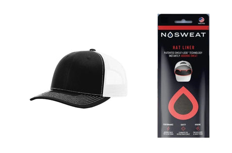 Richardson 112 Trucker Hat with NoSweat Hat Liner Combo Unisex Accessories Hats & Caps