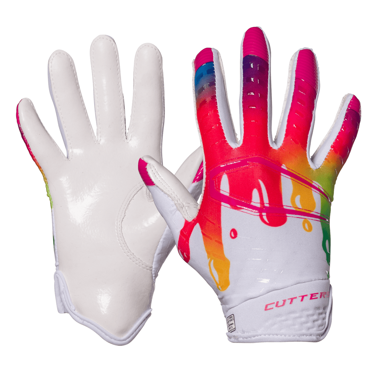 Cutters Rev 5.0 LE Youth Football Receiver Gloves Football Gloves Youth