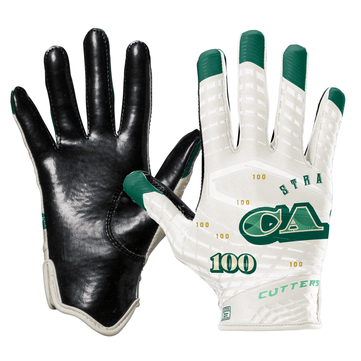 Cutters Rev 5.0 LE Youth Football Receiver Gloves Football Gloves Youth