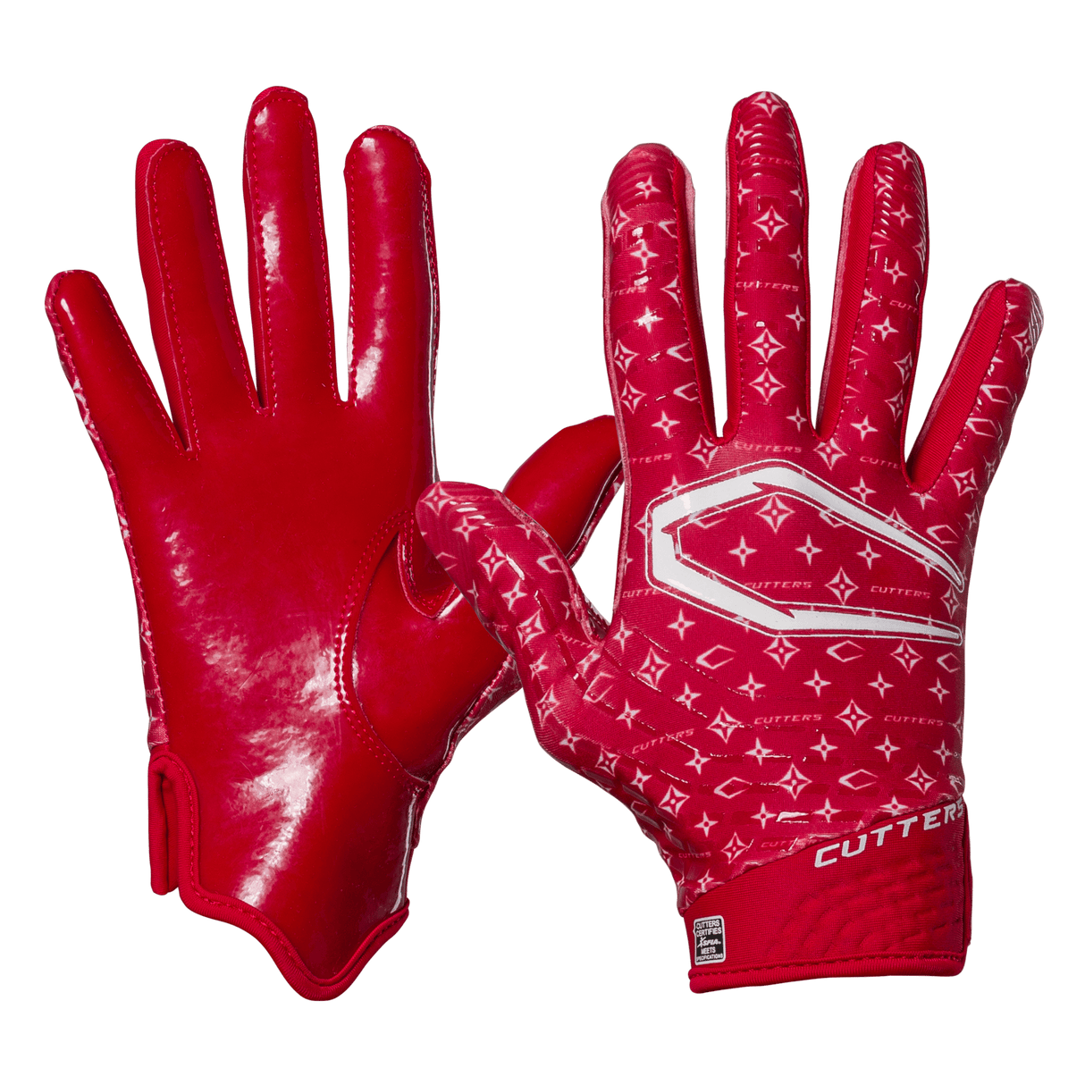 Cutters Rev 5.0 LE Youth Football Receiver Gloves Football Gloves Youth