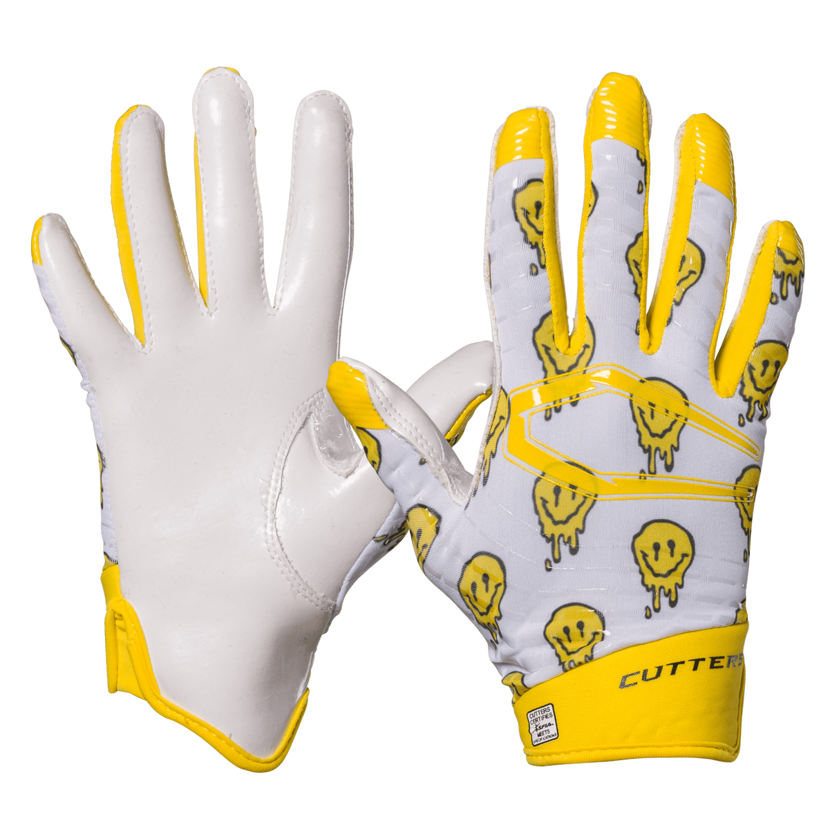 Cutters Rev 5.0 LE Youth Football Receiver Gloves Football Gloves Youth