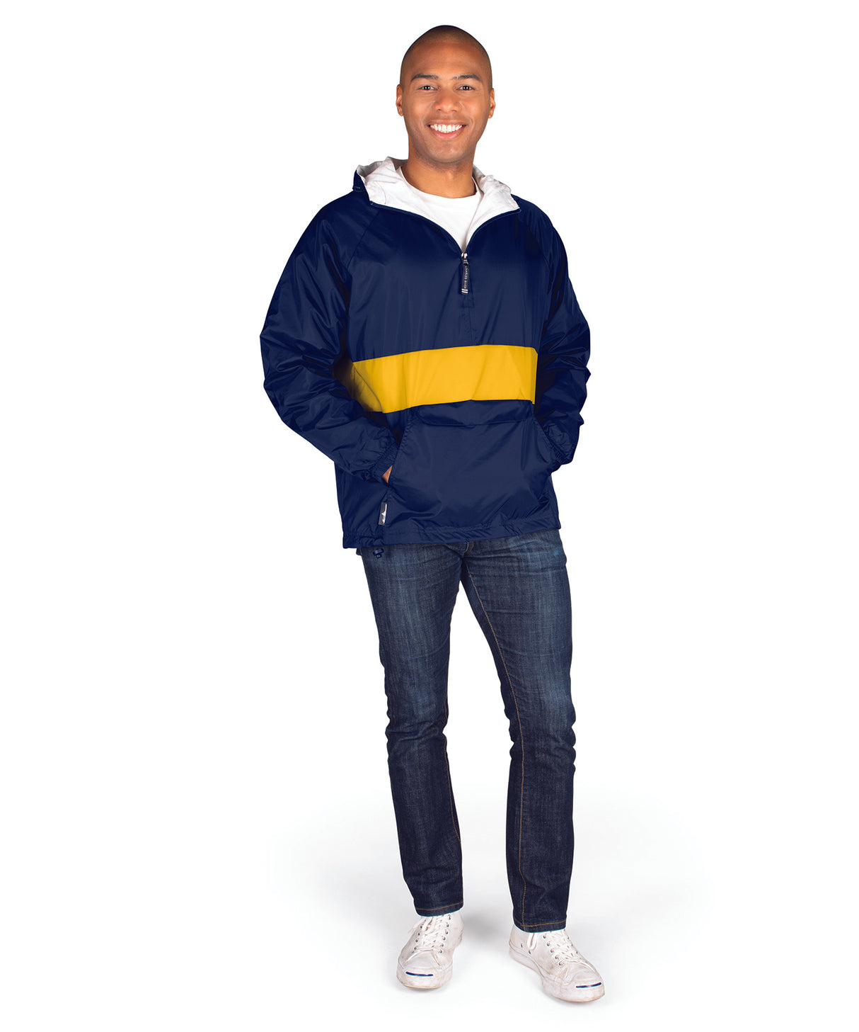 Charles River Men's Classic Striped Pullover Mens Apparel Jackets & Vests