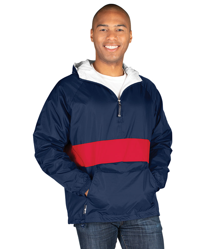 Charles River Men's Classic Striped Pullover Mens Apparel Jackets & Vests