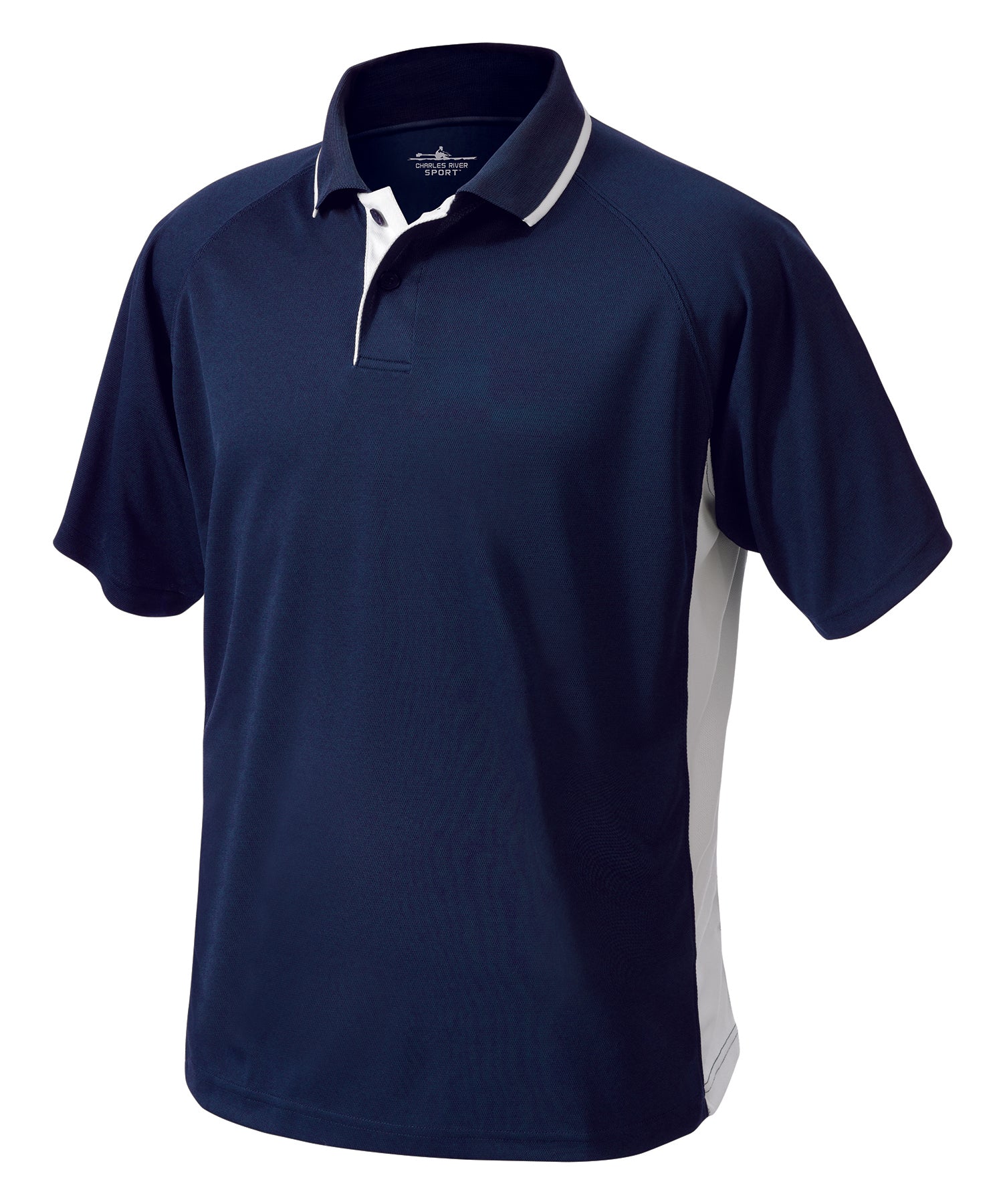 Charles River Men's Color Blocked Wicking Polo Mens Apparel Shirts & Tops