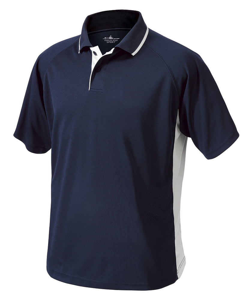 Charles River Men's Color Blocked Wicking Polo Mens Apparel Shirts & Tops