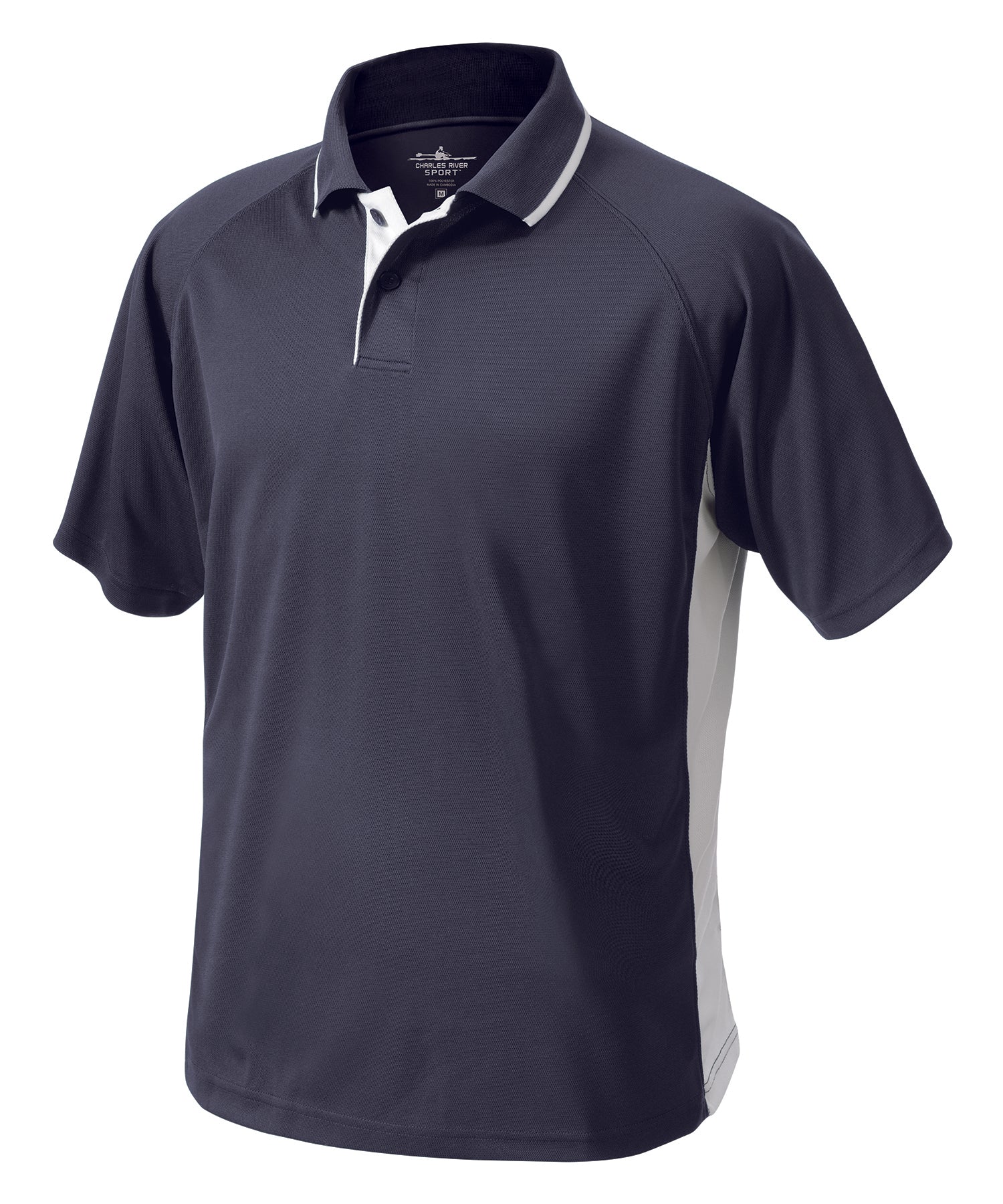 Charles River Men's Color Blocked Wicking Polo Mens Apparel Shirts & Tops