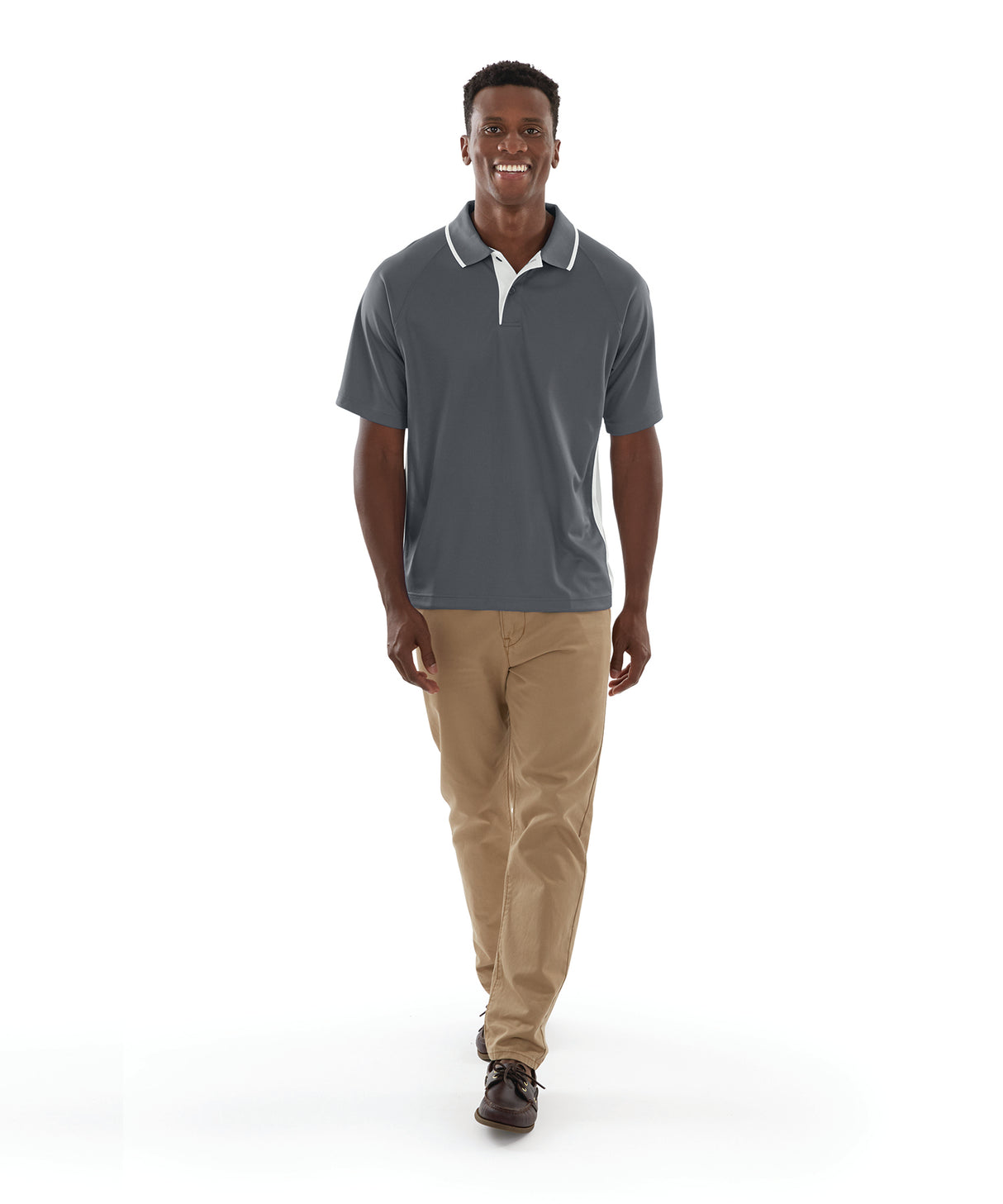 Charles River Men's Color Blocked Wicking Polo Mens Apparel Shirts & Tops