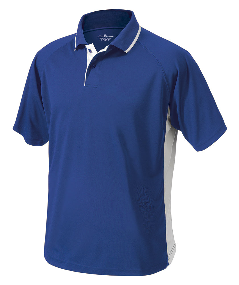 Charles River Men's Color Blocked Wicking Polo Mens Apparel Shirts & Tops