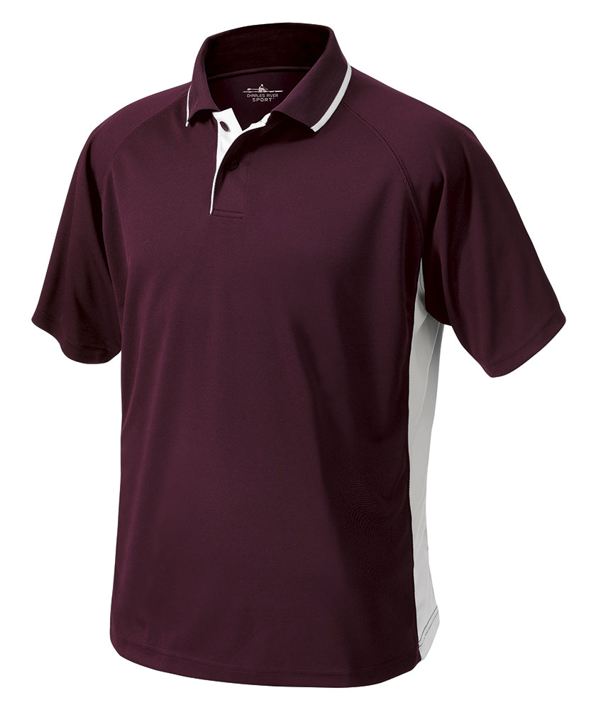 Charles River Men's Color Blocked Wicking Polo Mens Apparel Shirts & Tops
