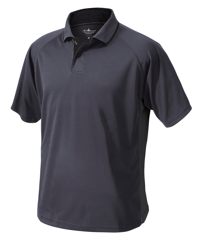 Charles River Men's Color Blocked Wicking Polo Mens Apparel Shirts & Tops