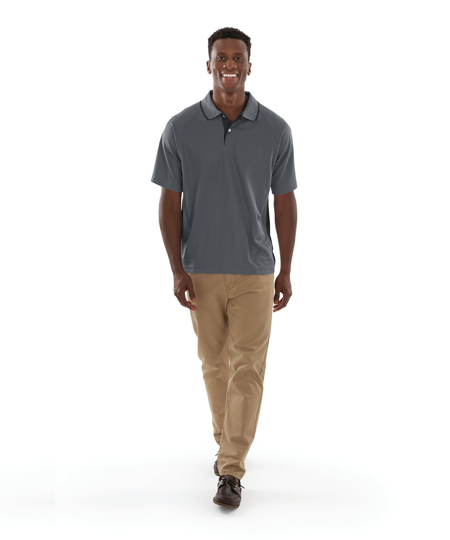 Charles River Men's Color Blocked Wicking Polo Mens Apparel Shirts & Tops