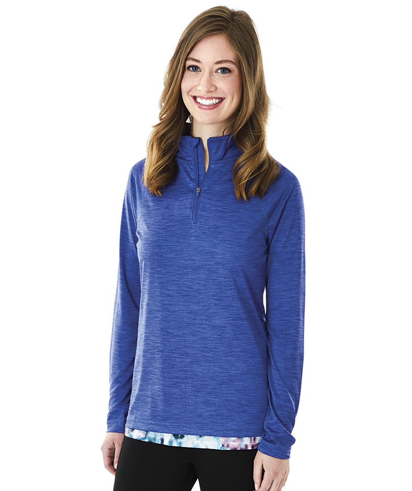Charles River Women's Space Dye Performance Pullover Womens Apparel Sweatshirts & Fleece