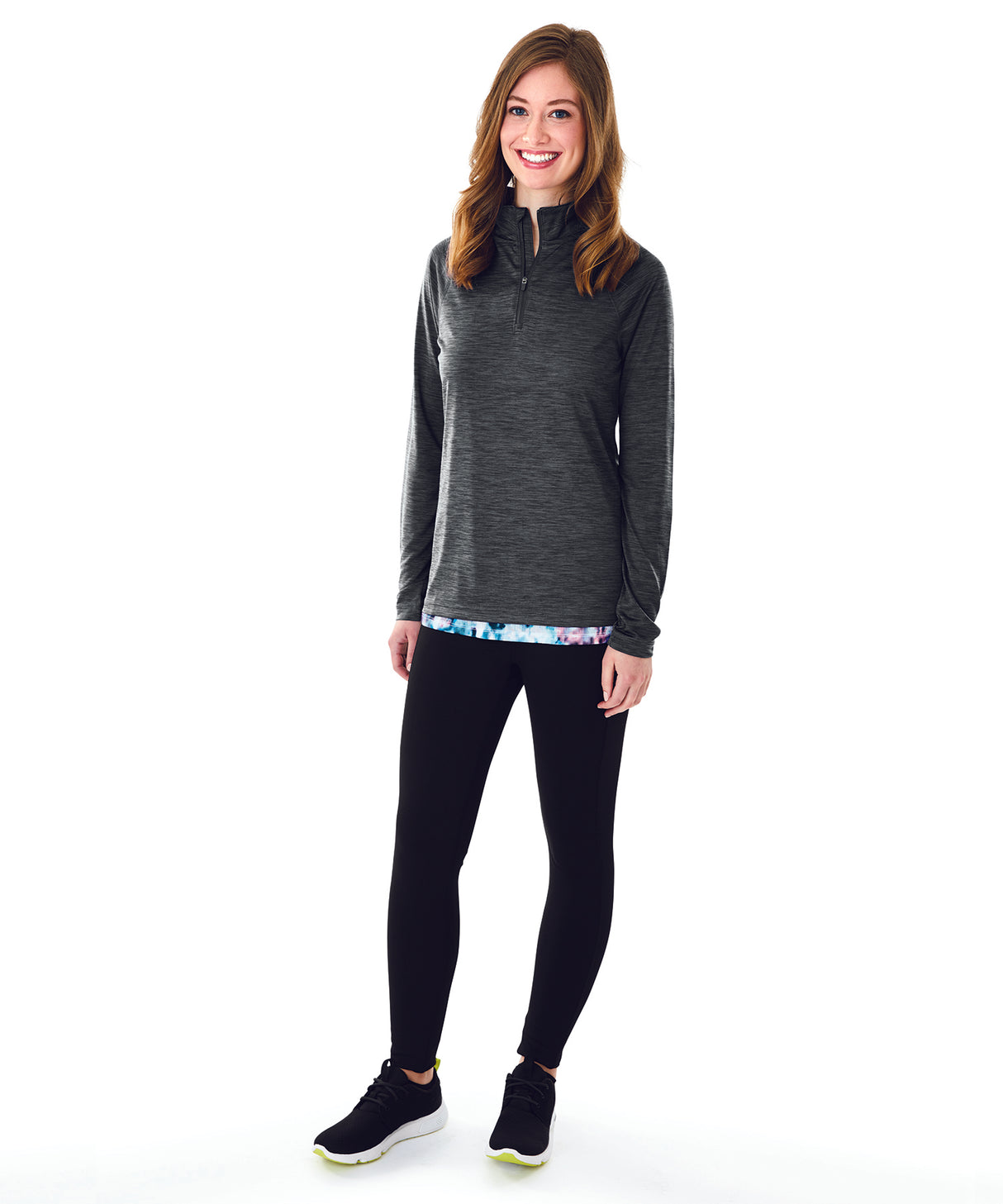Charles River Women's Space Dye Performance Pullover Womens Apparel Sweatshirts & Fleece