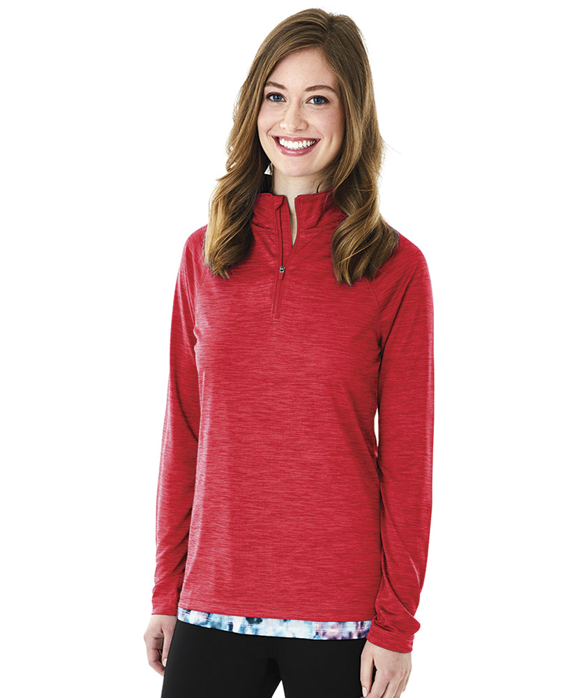 Charles River Women's Space Dye Performance Pullover Womens Apparel Sweatshirts & Fleece