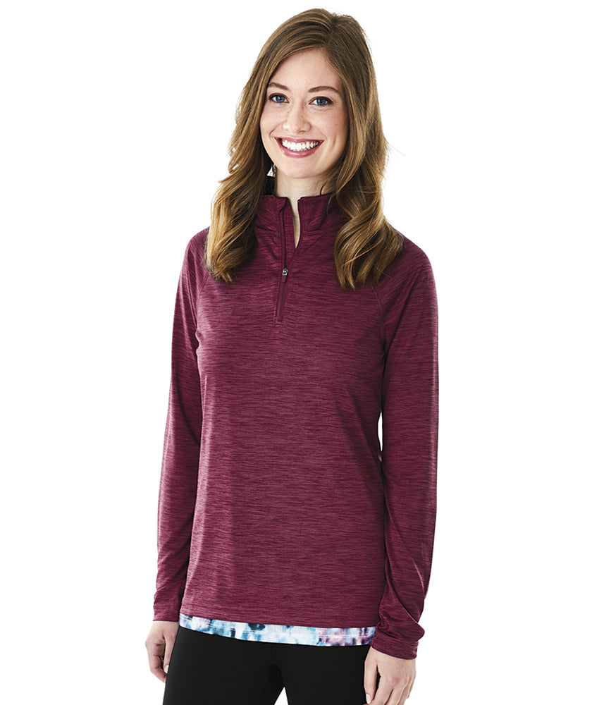 Charles River Women's Space Dye Performance Pullover Womens Apparel Sweatshirts & Fleece