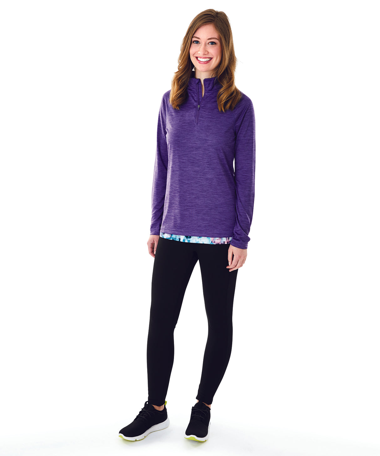 Charles River Women's Space Dye Performance Pullover Womens Apparel Sweatshirts & Fleece