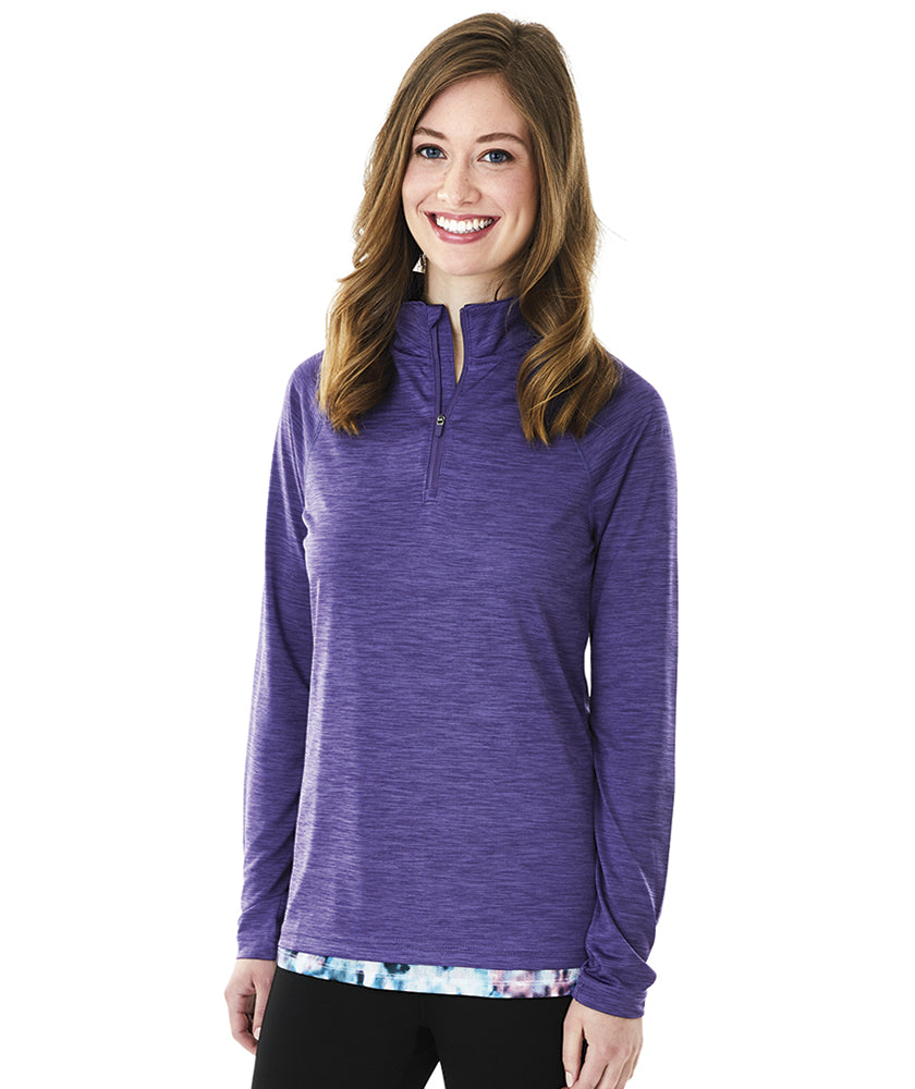 Charles River Women's Space Dye Performance Pullover Womens Apparel Sweatshirts & Fleece