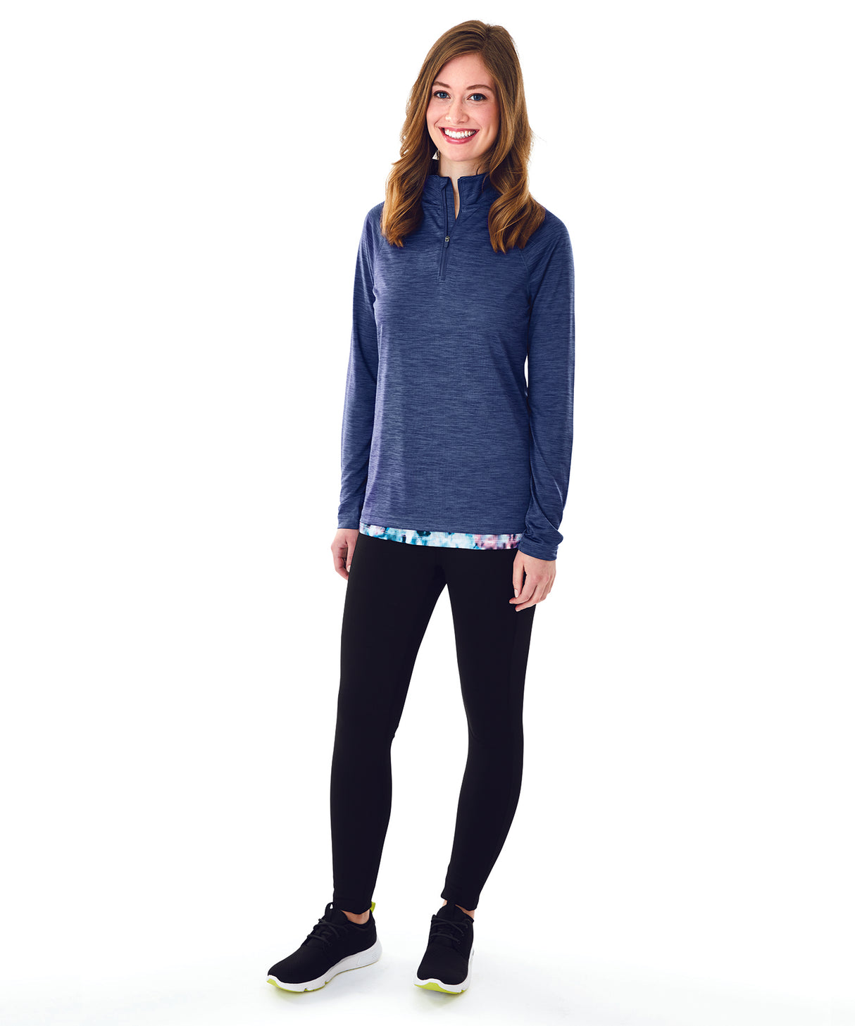 Charles River Women's Space Dye Performance Pullover Womens Apparel Sweatshirts & Fleece