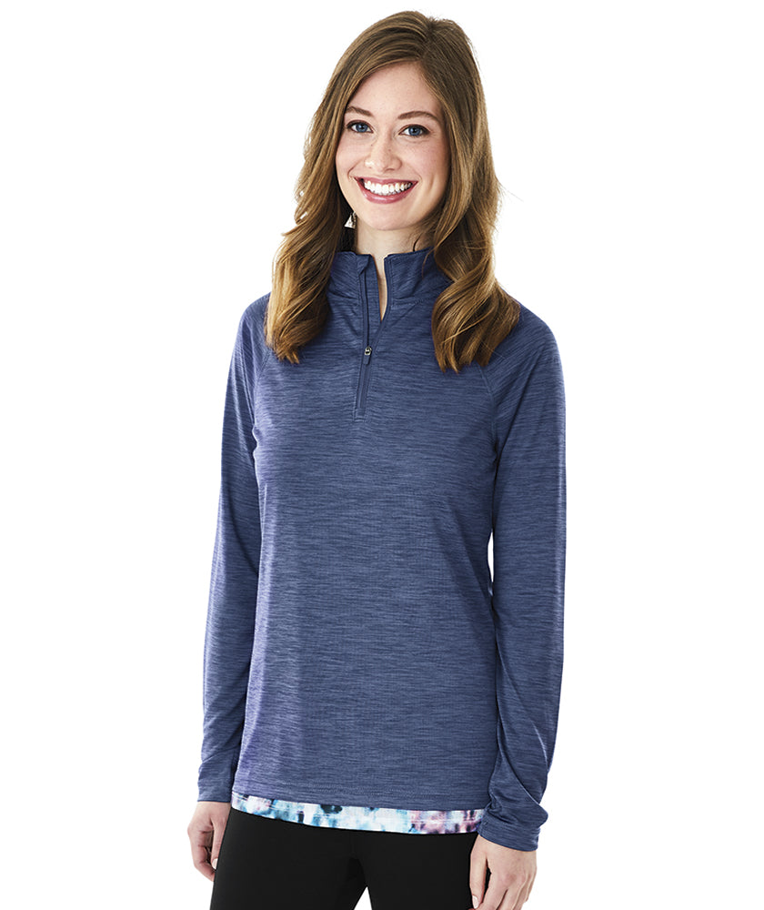 Charles River Women's Space Dye Performance Pullover Womens Apparel Sweatshirts & Fleece
