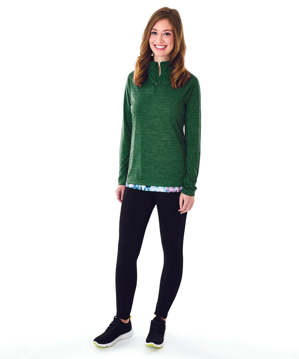 Charles River Women's Space Dye Performance Pullover Womens Apparel Sweatshirts & Fleece