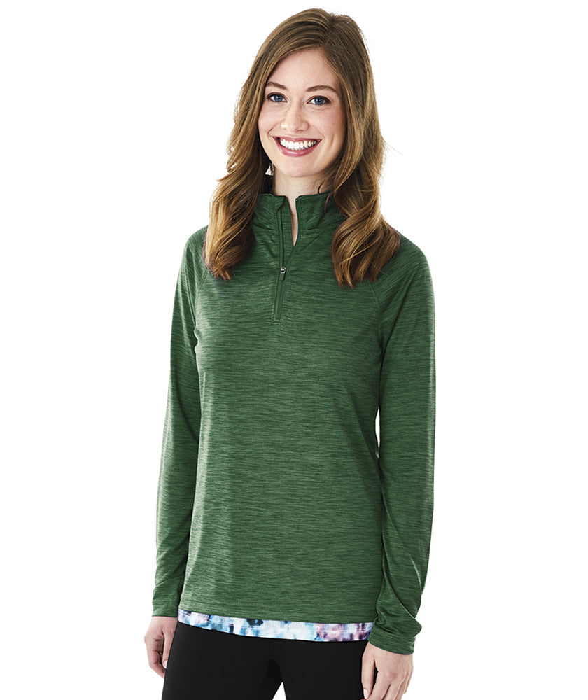 Charles River Women's Space Dye Performance Pullover Womens Apparel Sweatshirts & Fleece