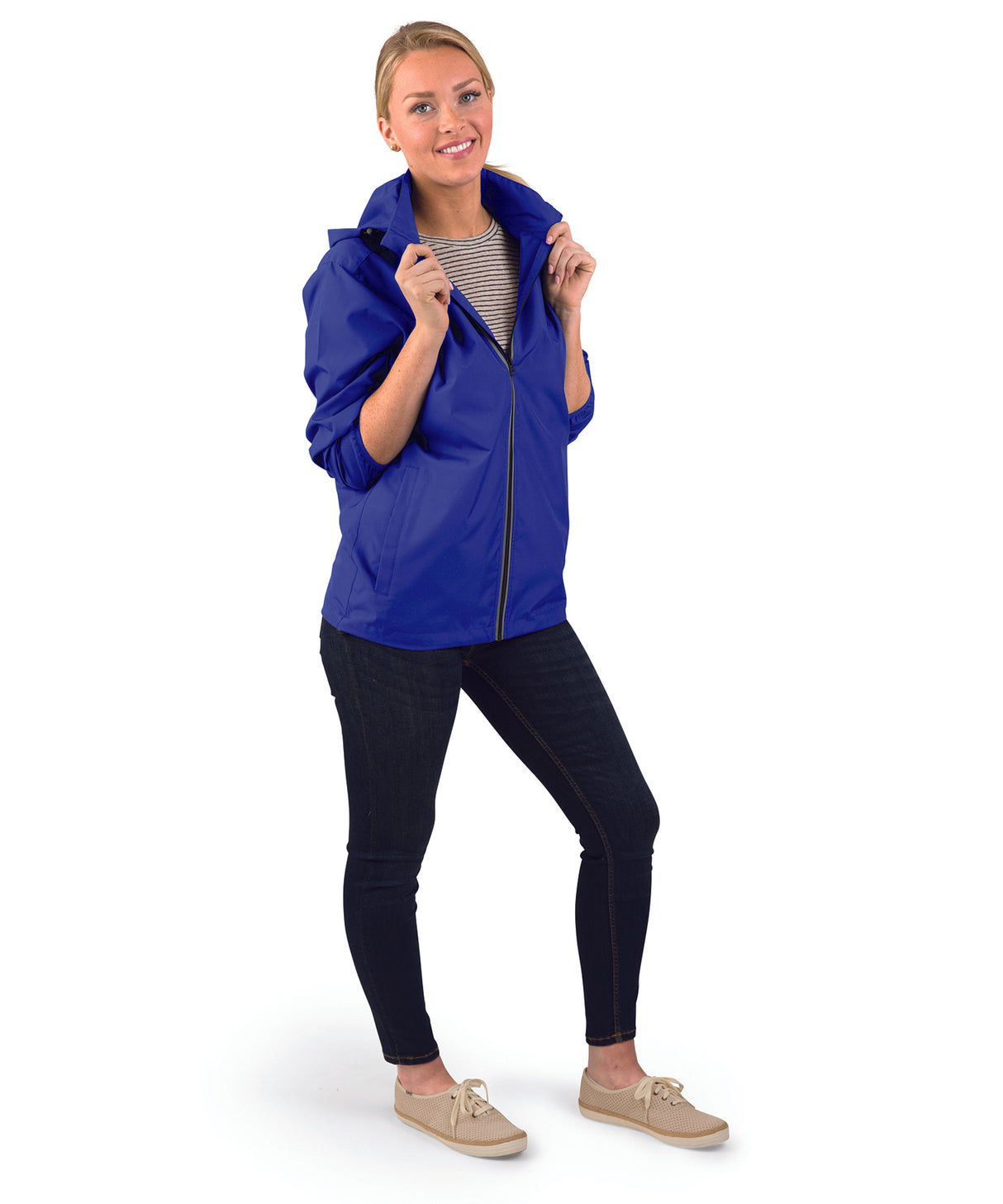 Charles River Men's Pack-N-Go Full Zip Reflective Jacket Mens Apparel Jackets & Vests