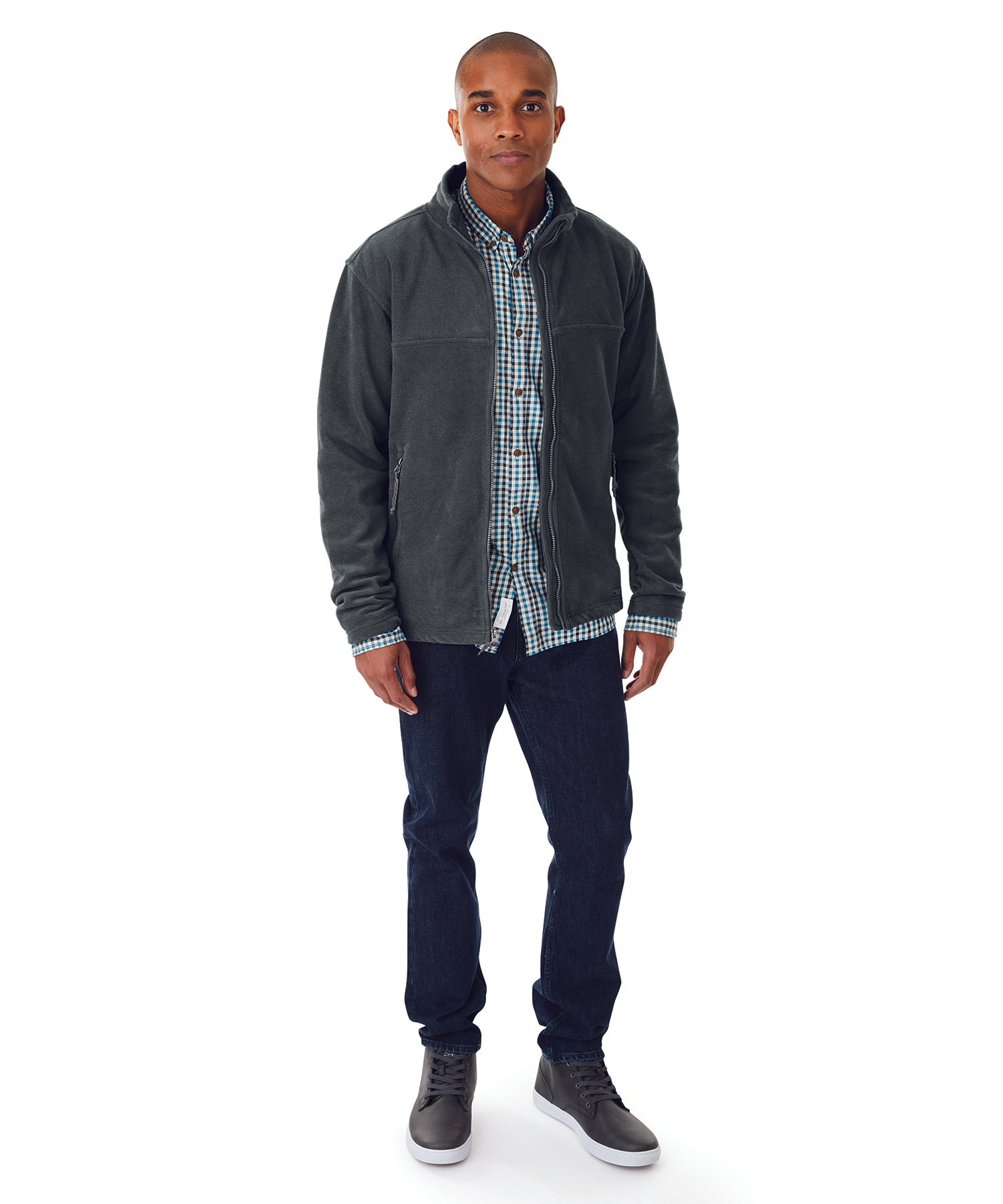 Charles River Men's Boundary Fleece Jacket Mens Apparel Sweatshirts & Fleece