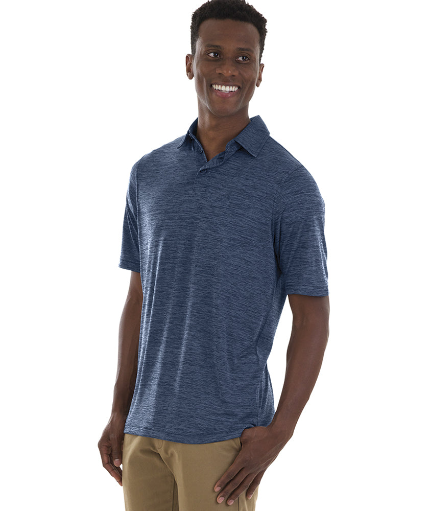 Charles River Men's Space Dye Performance Polo Mens Apparel Shirts & Tops