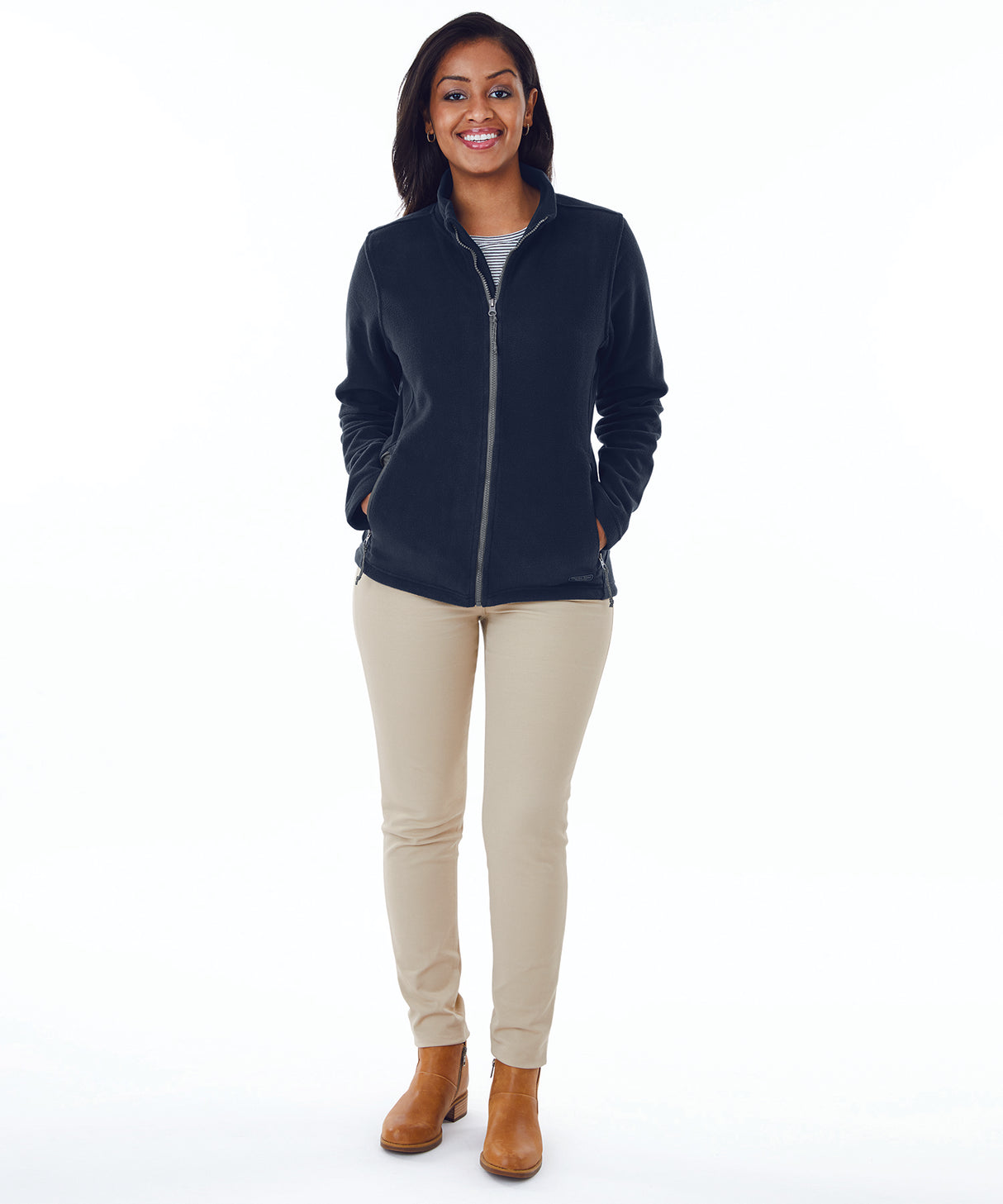 Charles River Women's Boundary Fleece Jacket Womens Apparel Sweatshirts & Fleece